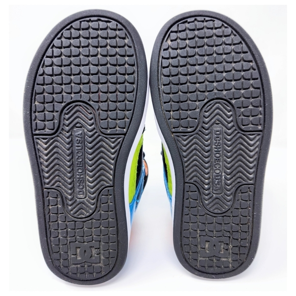 DC Youth's Rebound J skateboard sneakers Size 12 - Picture 7 of 8